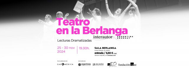 Interautor Teatro 2024: La dramaturgia argentina y uruguaya llega a la Sala Berlanga