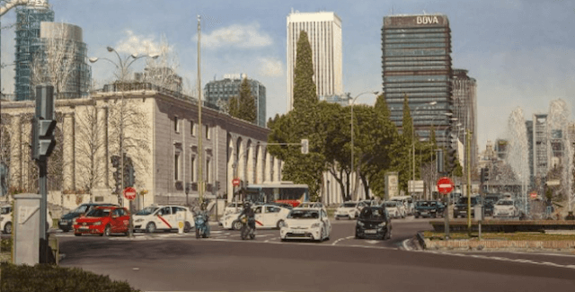 Descubre la exposición Naturaleza de asfalto. Madrid hiperrealista de José Miguel Palacio