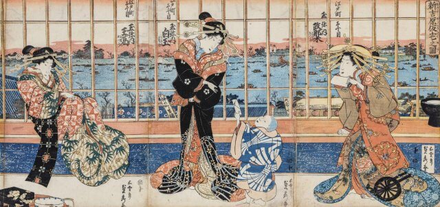 ‘Bellezas de un mundo flotante’, exposición única de grabado japonés